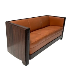 Art Deco Amsterdamse School Bench by Daniêl van Dorp for Gebroeders Reens